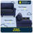 Serta Copenhagen 73" Rolled Arm Sofa, Easy Care Fabric, Soft Pillow Back, Pocket Coil Seat Cushions-91083459