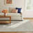 Wheaton Chevron Handmade Tufted Wool Gray and Beige Area Rug-56095793