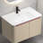 Integrated White Ceramic Basin, Drain Not Included