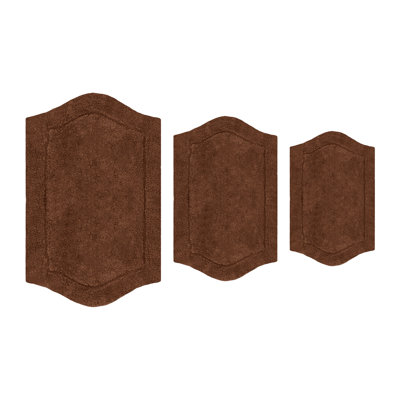 Tapis pour salle de bain 100% coton Morissette, antidérapant, séchage rapide, lavable à la machine