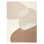 Tapis beige / brun / gris à motif de blocs de couleurs abstraits Town & Country Luxe Oslo