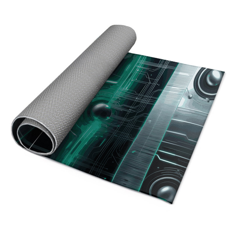 Tapis intérieur et extérieur Hypernova Burst, Rectangle 1 pi 6 po x 2 pi 6 po