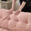 Canapé modulaire modulaire, canapé Cloud, canapé en L avec repose-pieds mobile, sièges profonds modernes pour le salon, canapé 3 places surdimensionné, canapés confortables en flanelle pour chambre à coucher, 5 coussins-132237793-132237792