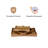 Flavio Solid Wood Large Serving Tray - Set of 3