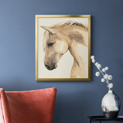 Toile encadrée de qualité supérieure Golden Palomino II - prête à être accrochée