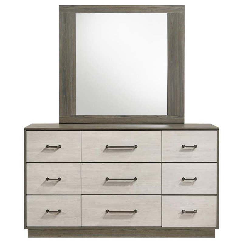 Bourke 9-drawer Dresser With Mirror