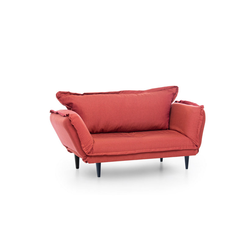 Frankie 3 Seater Clic Clac Sofa Bed, Orange