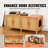 Wooden Cat Litter Box Enclosure With Hook
