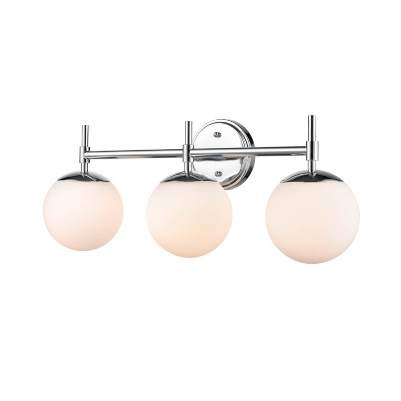 Aparicio Dimmable Bathroom Vanity Light, Chrome, 3