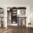 John Louis Home Solid Wood Walk-In Closet System with 3-Drawers-42728584