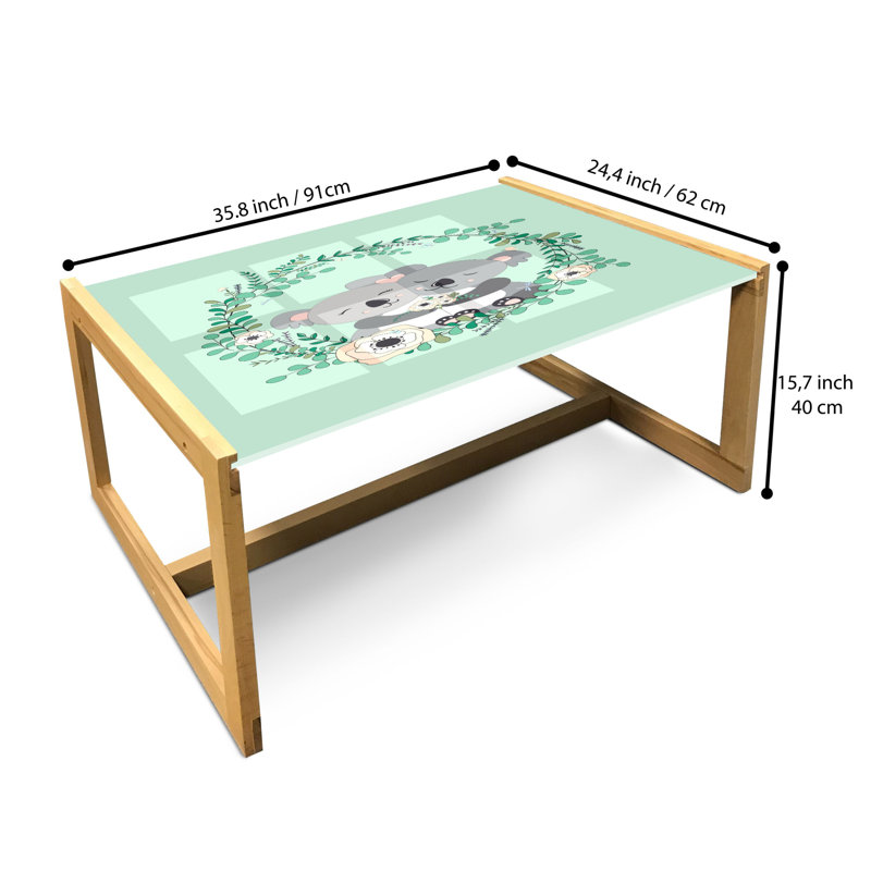 Jamea Sled Coffee Table, 90cm H x 62cm W x 40cm D
