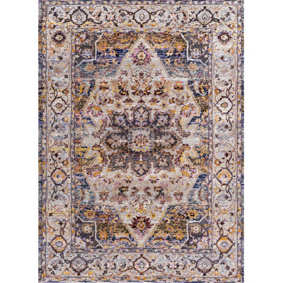 Tapis bleu Lawnmont