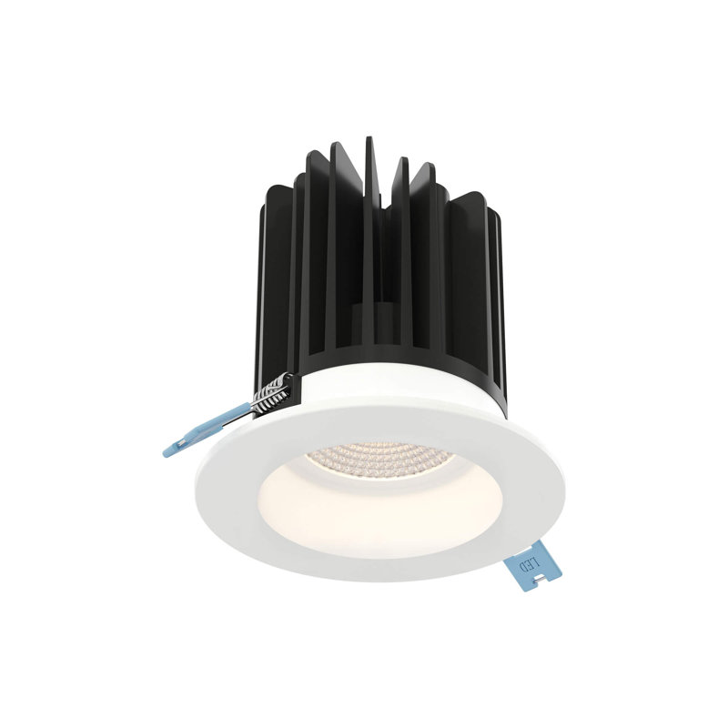 RGR 4'' Selectable Color Temperature Dimmable Air-Tight IC Rated LED Canless Recessed Lighting Kit, White