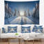 Tapisserie paysage paysage majestueux blanc-28506596
