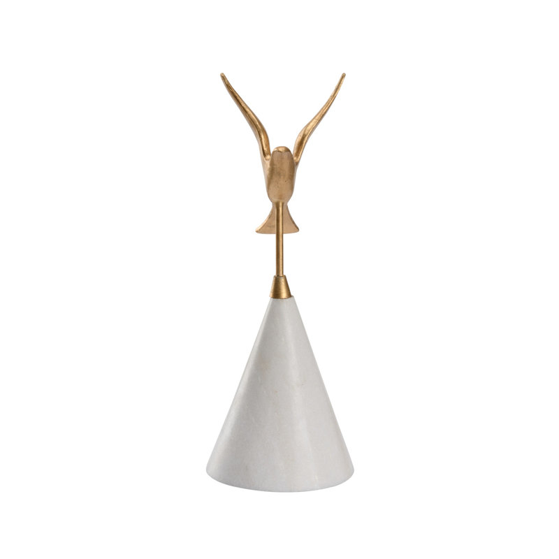 Flights Sculpture, 16" H x 6" W x 6" D