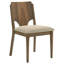 Ensemble de 2 chaises d'appoint en noyer Graham
