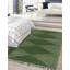 Tapis vert en coton tissé à plat à la main Justice-506833067