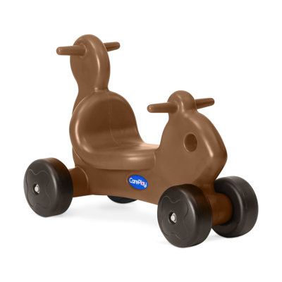 Squirrel 2-in-1 Push and Ride-on Toy, Clay