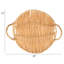  Plateau de saule tissé pour maison de campagne décorative pour table basse, cuisine, comptoir, pain, fruits, nourriture, boissons, présentation, décoration intérieure, plateau de fête, décor