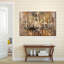 Lustre en cristal sophistiqué, reproduction sur toile-538072894