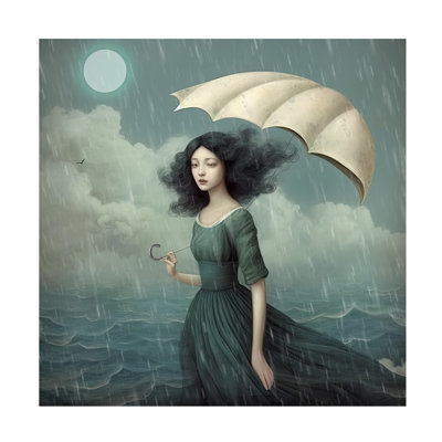 Bolog Sasha Umbrella Canvas Art