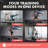 SQUATZ Apollo Board Mini: 150Lb Resistance Smart Cable Machine, Functional Trainer For Full Body Workouts, Full Body Strength, Digital Home Gym Equipment With Free App Includes Accessories, Blue