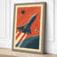 Rocket to the Stars Retro 1 Piece Wrapped Canvas Wall Art-1614280367-1614280372