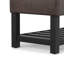 Banc de rangement avec repose-pieds capitonné et tablette ouverte Cosmopolitan-875776438