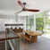 Imen 52" 3-Blades Standard Ceiling Fan with 6-Speed Remote Control