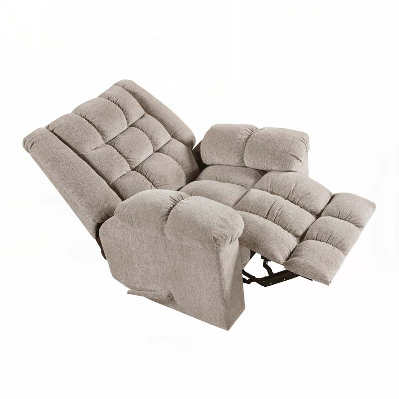 Fauteuil inclinable en chenille, Marron clair