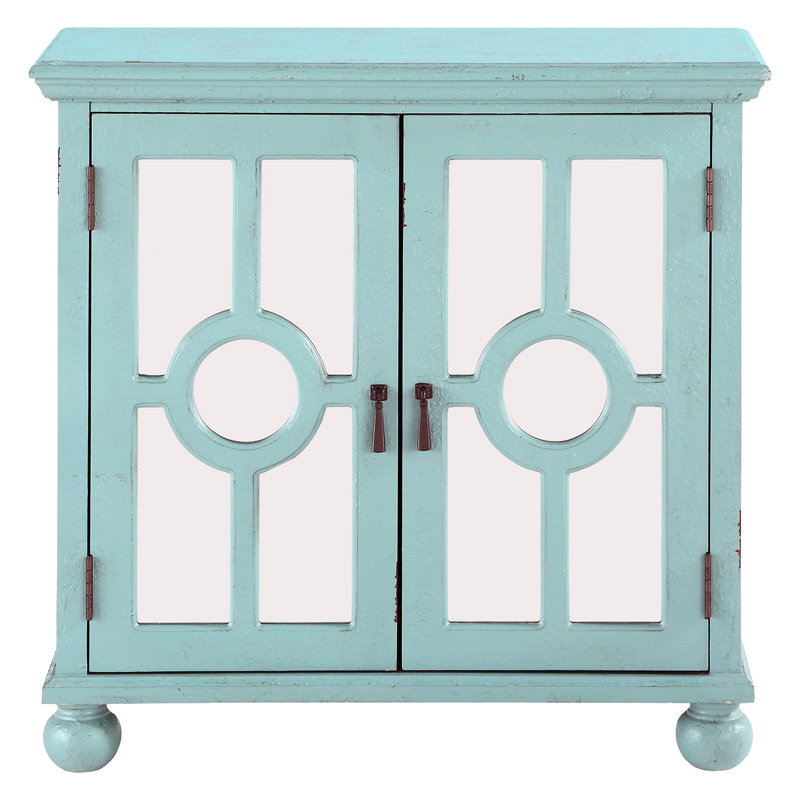 Armoire moderne moderne, en bois, portes miroir, pour le salon principal, Turquoise