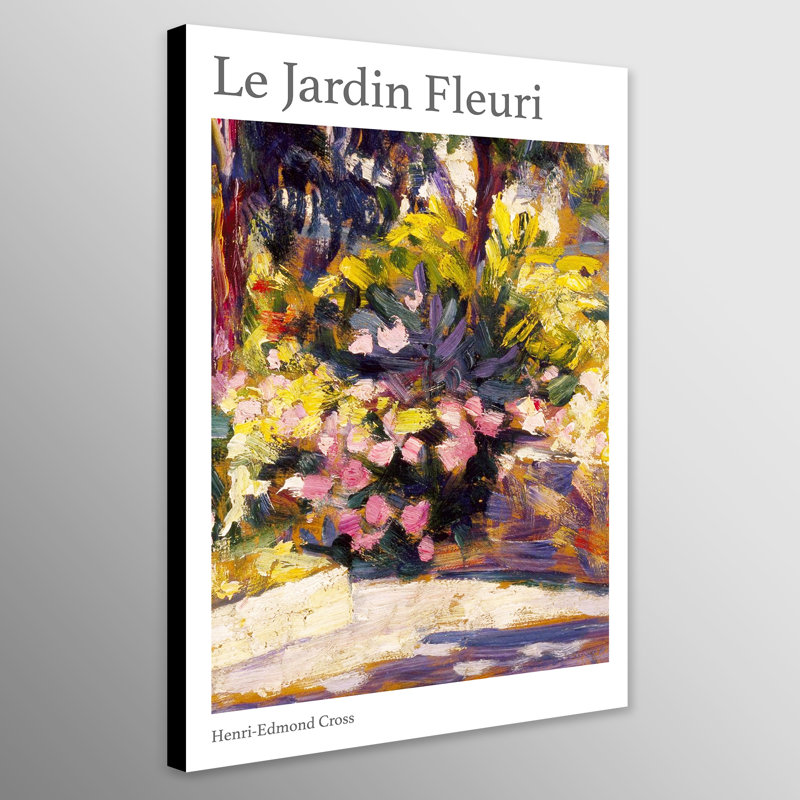 Le Jardin Fleuri by Henri Edmond-Cross - Wrapped Canvas Art Prints, 117 cm H x 84 cm W