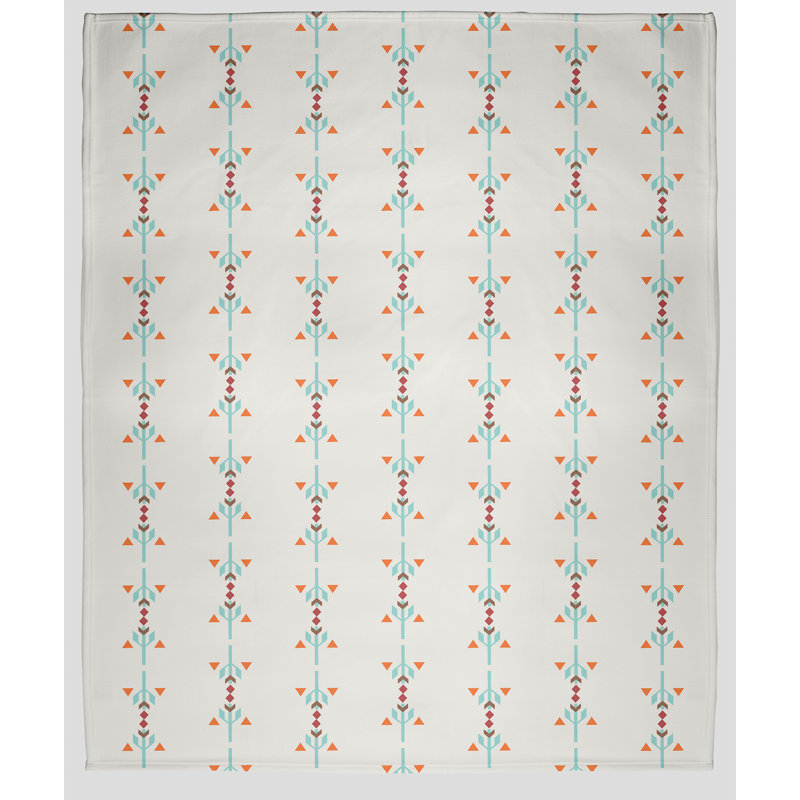 Happy Hippy Fleece Throw Blanket, 30" W x 40" L, 1.75, Blue