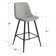Seidman 26" Upholstered Low Back Counter Stool