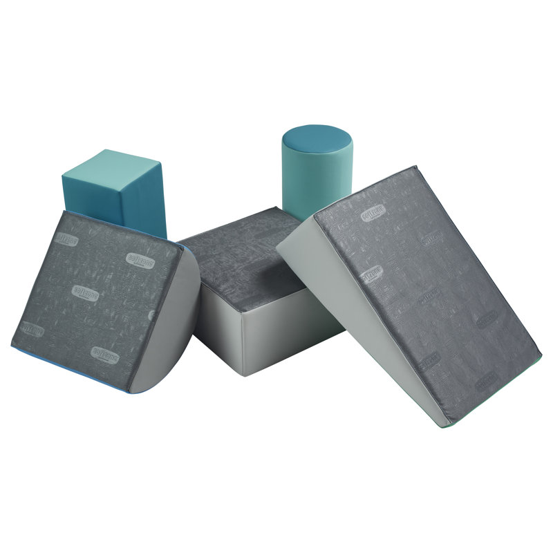 Ensemble de jeu ECR4Kids SoftZone, blocs de construction, 5 pièces, Contemporain