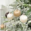 12 pièces de boules de Noël en velours lustré à suspendre dans une atmosphère festive-518186053