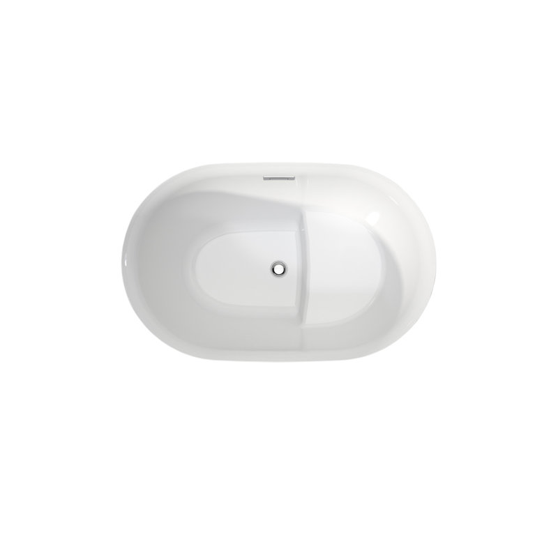 Baignoire en acrylique de 43 pouces de couleur blanche brillante, de conception carrée, avec siège intégré, trempage confortable, avec finition blanche, luxe et durabilité ergonomique chic à long terme