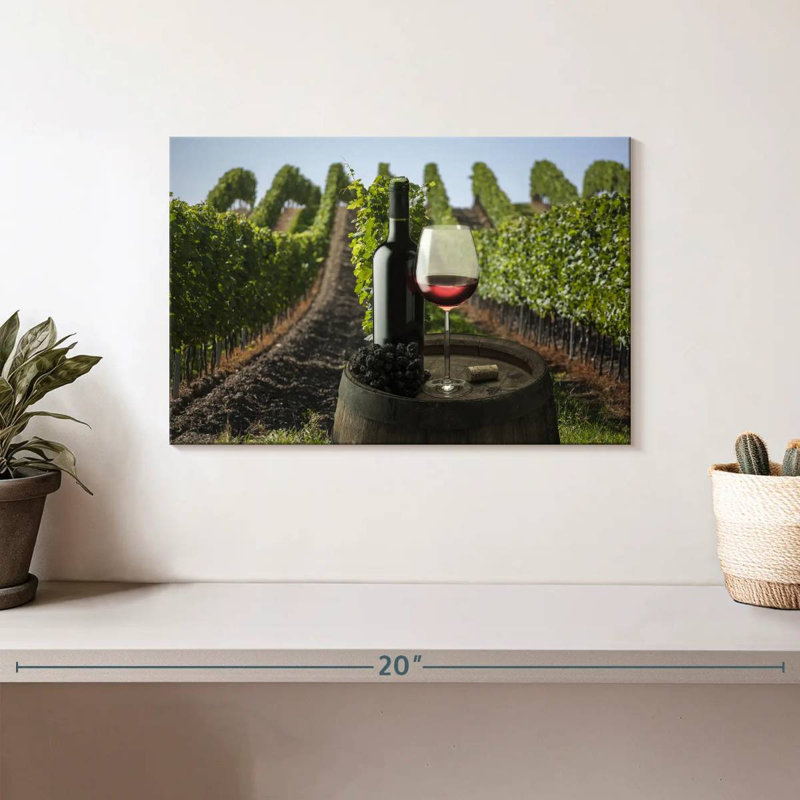 Yarlin Vineyard Wine Tasting, 8" H x 12" W