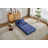Compression Sofa,Convertible Floor Sofa Bed With Fixed-Shape Frame,Single Seater Boneless Modular Sectional Sofa,No Assembly Required,Chenille Fabric,For Living Room Bedroom,Dark Blue-85692776