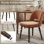 Chaise de salle à manger rembourrée Mason avec pieds en bois massif (ensemble de 4)-62375395-62375397