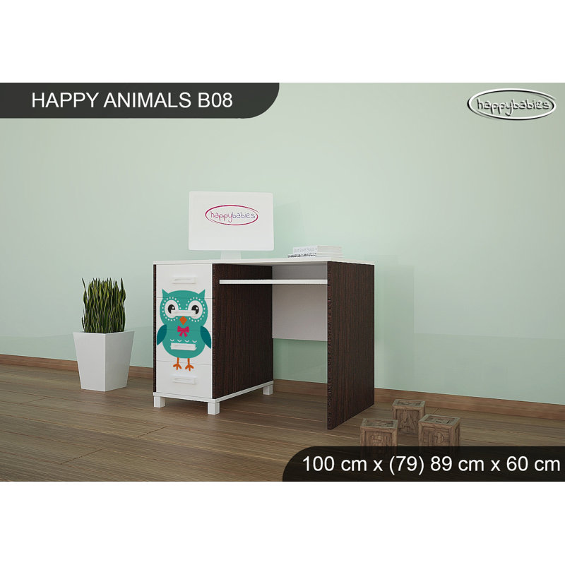 100cm Writing Desk, Chestnut