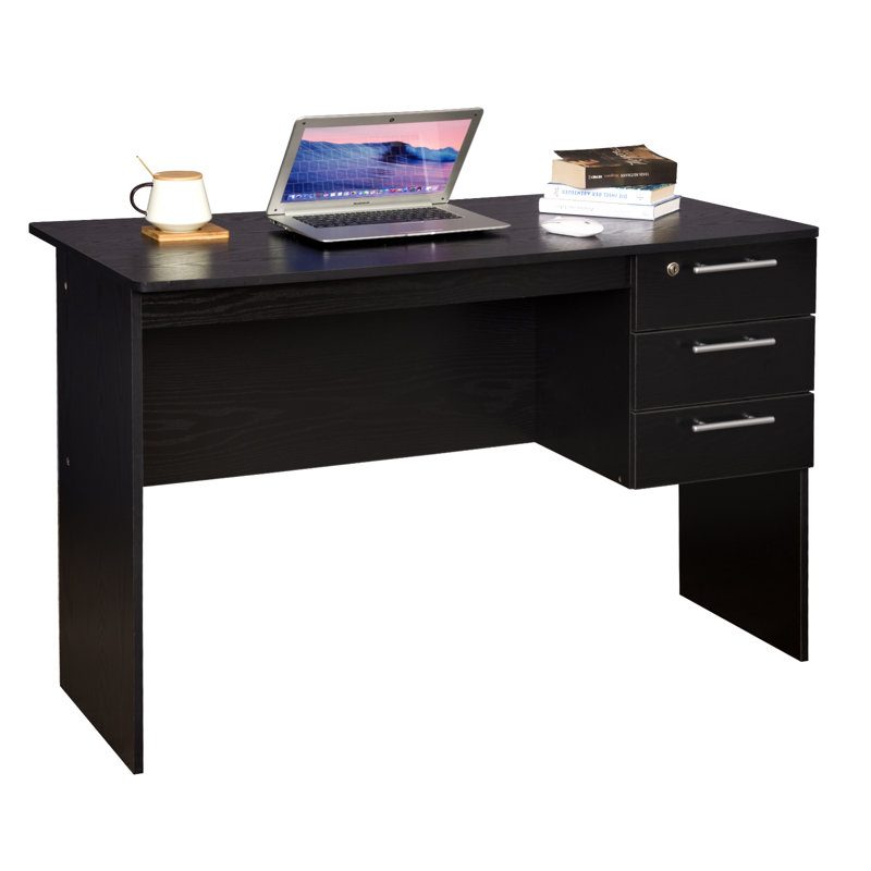 Gaulrapp 120Cm W Rectangle Computer Desk, Black