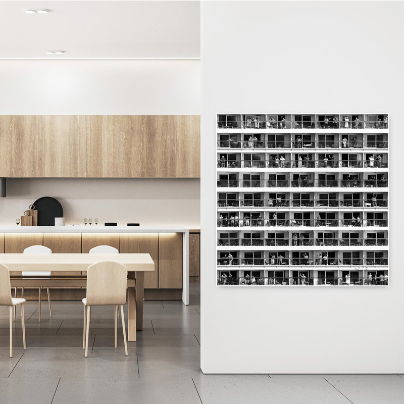 Art contemporain, architecture contemporaine, art urbain, H 48 po x l 48 po