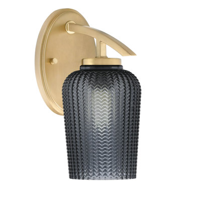 Kurve Downlight Wall Sconce With Glass