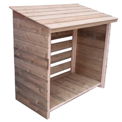 Deonta 4 x 2 Pressure Treated Tongue And Groove Small Log Store (4' x 2' / 4ft x 2ft)