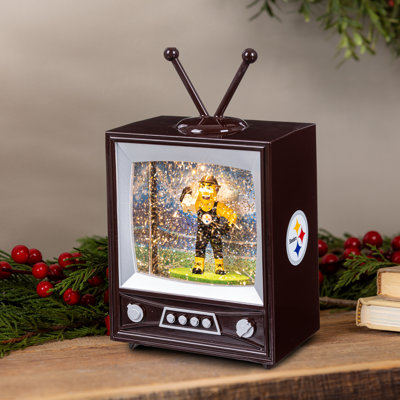 Pittsburgh Steelers Lighted Vintage TV Water Lantern