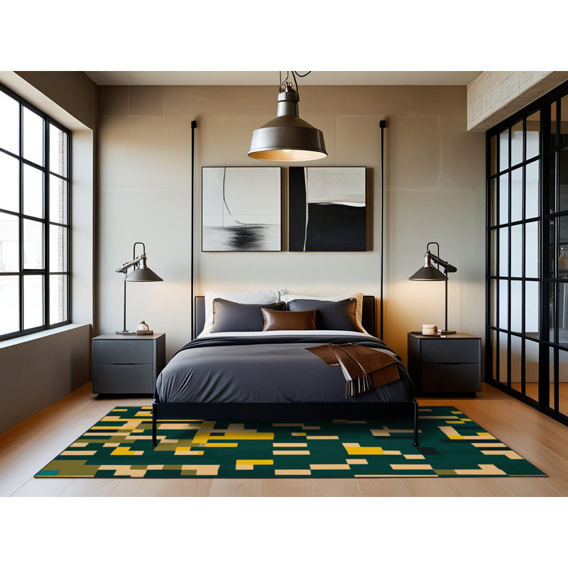 Tapis Pixel Pastures, Rond 6 pi