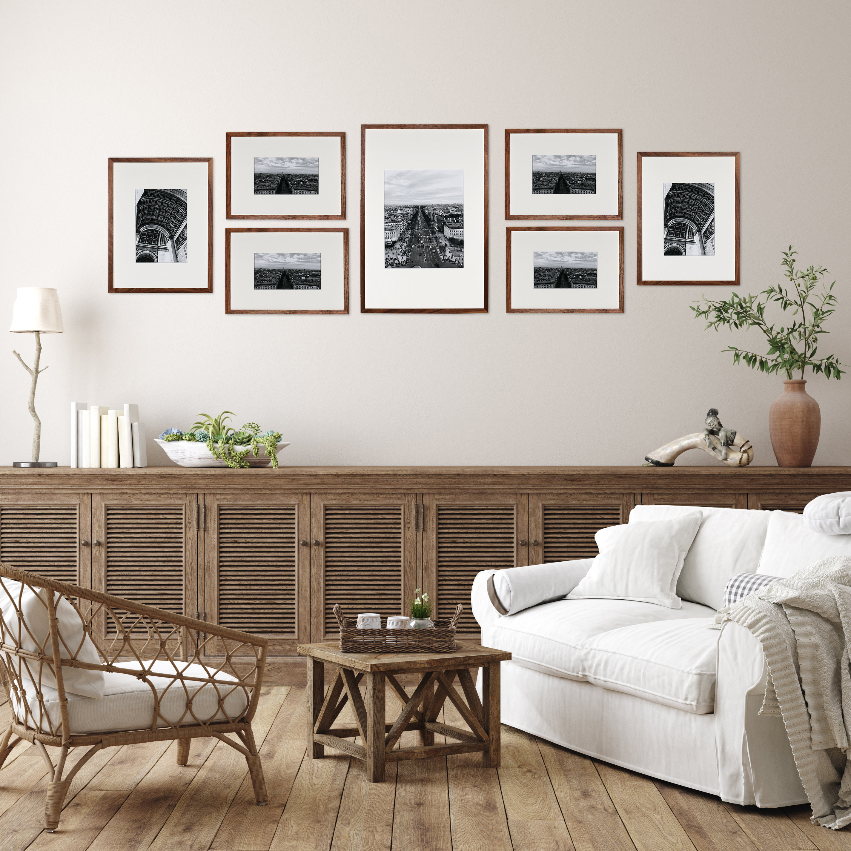 Rosalind Wheeler Jaida 7 Piece Picture Frame Set & Reviews | Wayfair