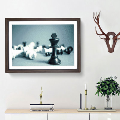 A Chess Battle - Framed Print