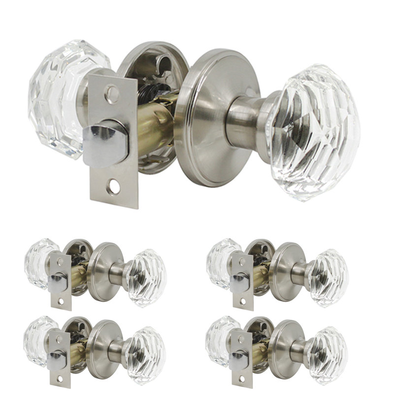 Passage (Hall & Closet) Door Knob, Satin Nickel